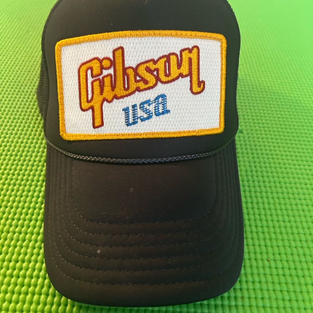 Aviator Nation Gibson USA Black Trucker Hat
